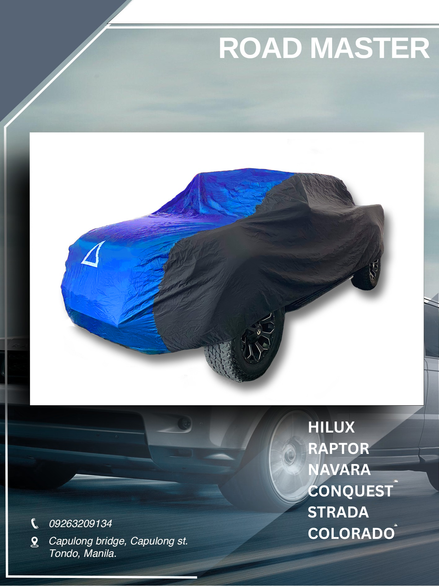 Car Cover for Hilux, Raptor, Navara, Strada, Triton, Dmax, Ranger, Conquest